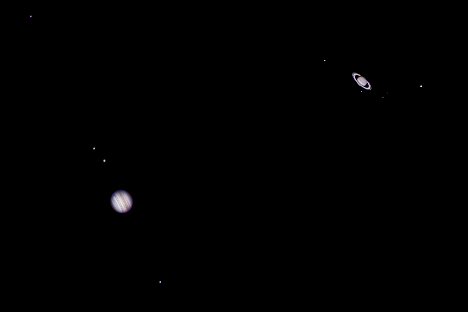 barrer Zumbido Gobernable El Telescopio William Herschel obtiene desde La Palma una espectacular  imagen de la gran conjunción planetaria de Júpiter y Saturno