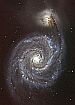 M51. The
Whirpool Galaxy