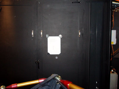 door for access to the back of elec racks