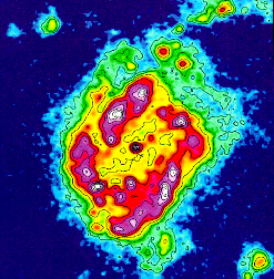 M100 nucleus as seen by TAURUS on the WHT