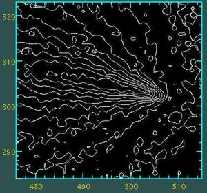 Figure 4. Contour levels on 26th July.