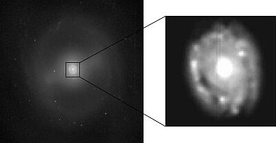 M95 galaxy as seen by INGRID