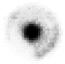 Image of accretion disk around LX Ser