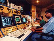 Control room of the Isaac Newton Telescope