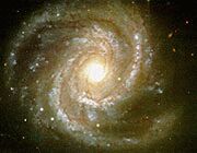 INT image of M100 galaxy