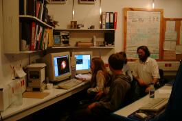 Figure 3. Students at the JKT control room.