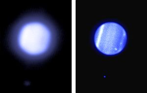 Comparison of Uranus with GLAS and AO correction off and on