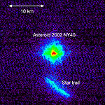 NAOMI image of asteroid 2002NY40