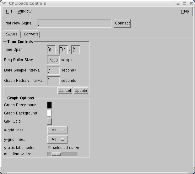 StripTool Controls Window