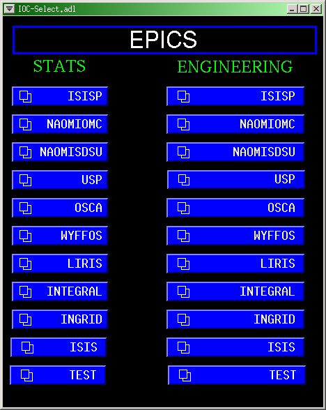 IOC Selection display