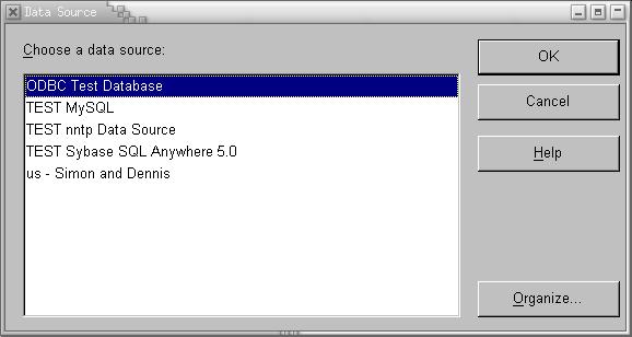 Data Source Selection