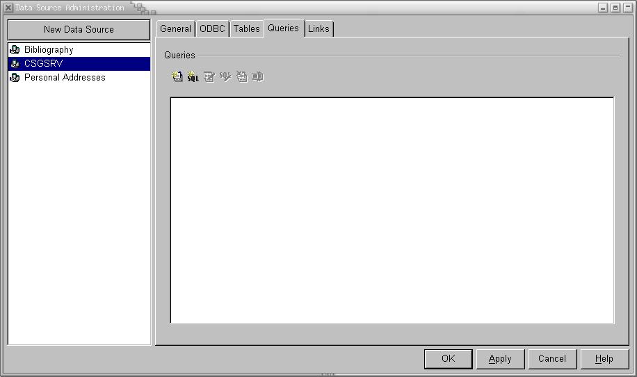 Queries Window