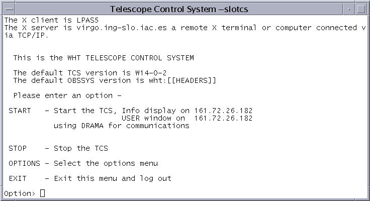 Telescope Control System