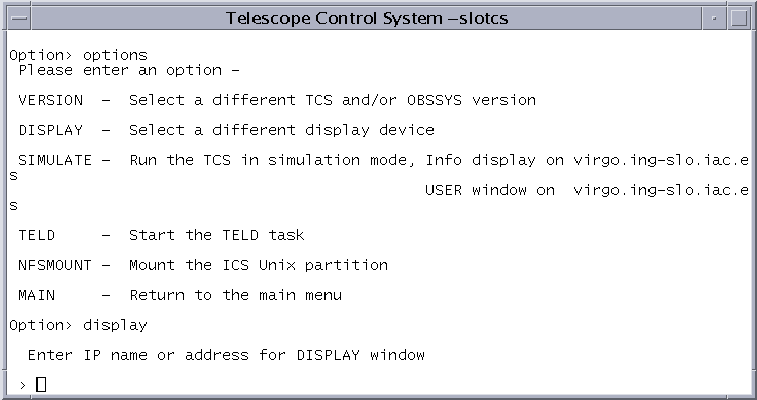 Telescope Control System
