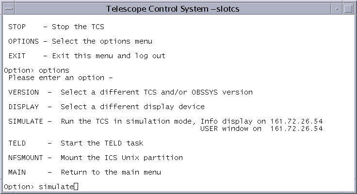 Telescope Control System
